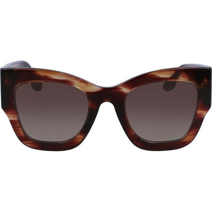 VB652S, Dark Brown Horn/Grey Gradient Lenses