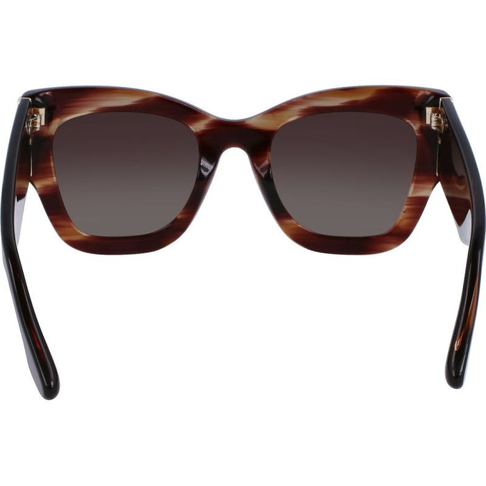 VB652S, Dark Brown Horn/Grey Gradient Lenses