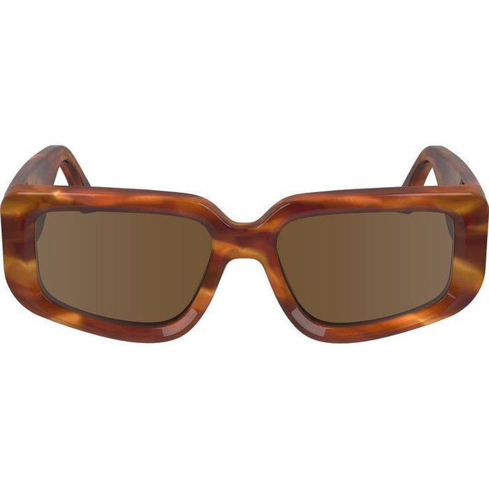 VB670S, Striped Blonde Havana/Brown Lenses
