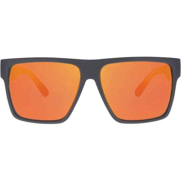Vespa II, Matte Black/Red Flash Mirror Polarised Lenses