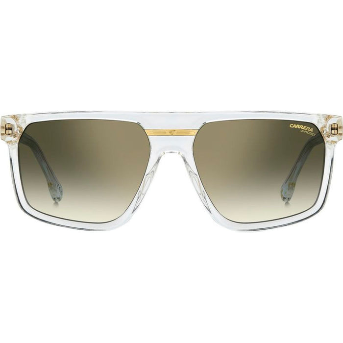 Victory C 14/S, Crystal and Gold/Green Gradient Gold Mirror Lenses