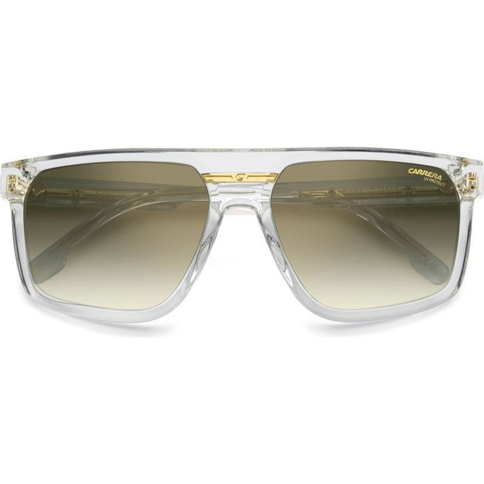 Victory C 14/S, Crystal and Gold/Green Gradient Gold Mirror Lenses