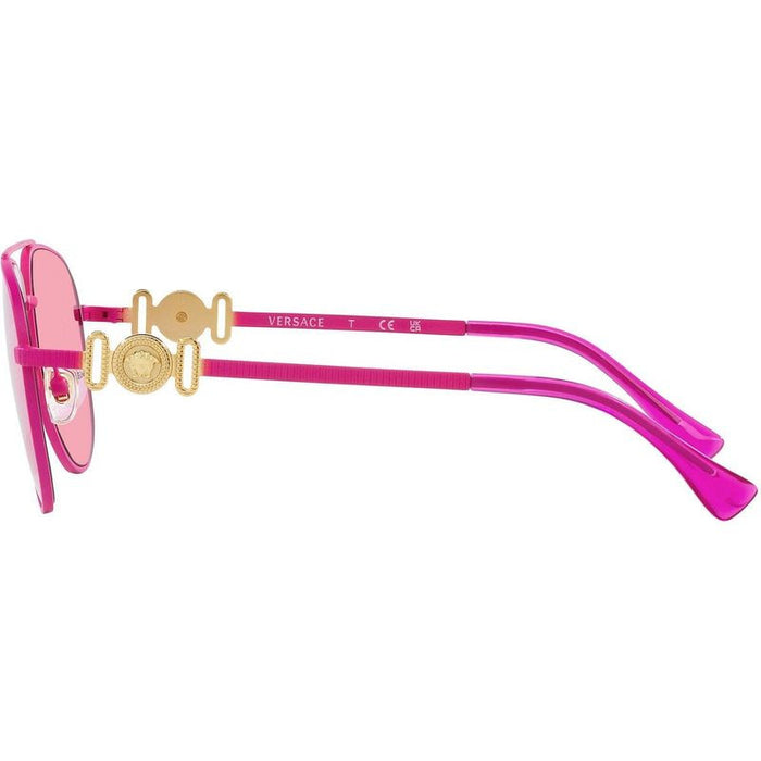 VK2002, Matte Fuchsia/Pink Lenses