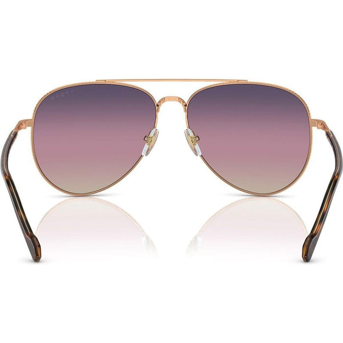 VO4290S, Rose Gold/Brown Violet Blue Trigradient Lenses