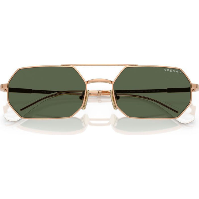 VO4329S, Rose Gold/Dark Green Polarised Lenses