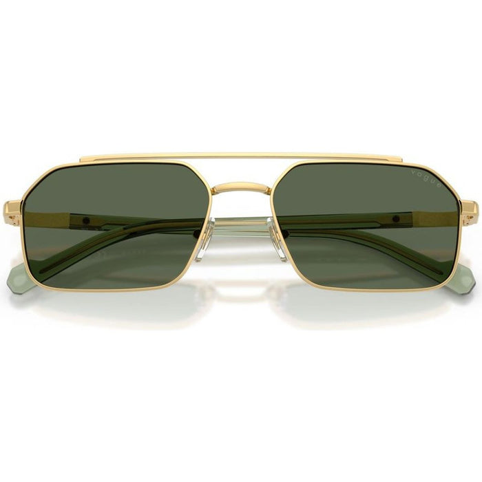 VO4356S, Gold/Dark Green Lenses