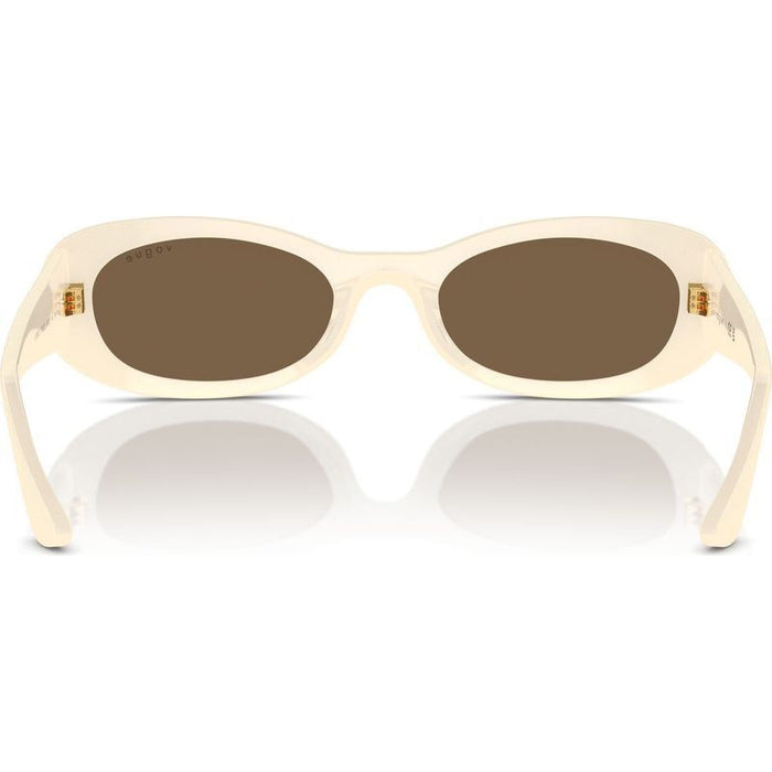 VO5582S, Full Ivory/Dark Brown Lenses