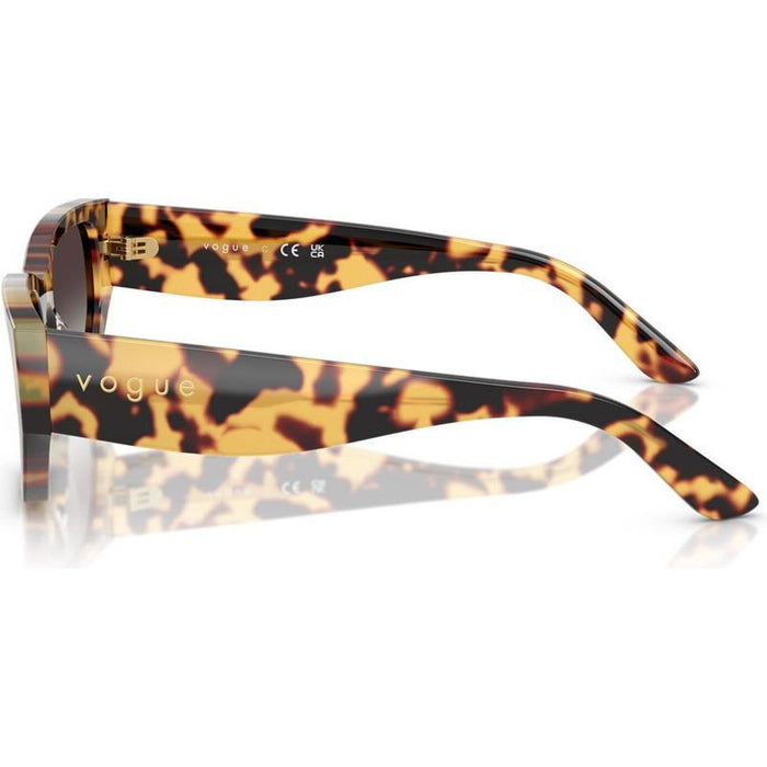 VO5586S, Yellow Tortoise/Grey Gradient Lenses