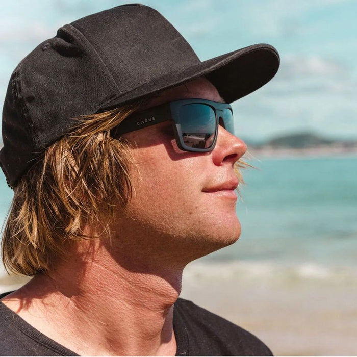 Volley, Matte Black/Grey Polarised Lenses