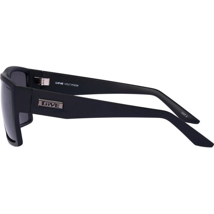 Volt, Matte Black Rubber/Grey Lenses