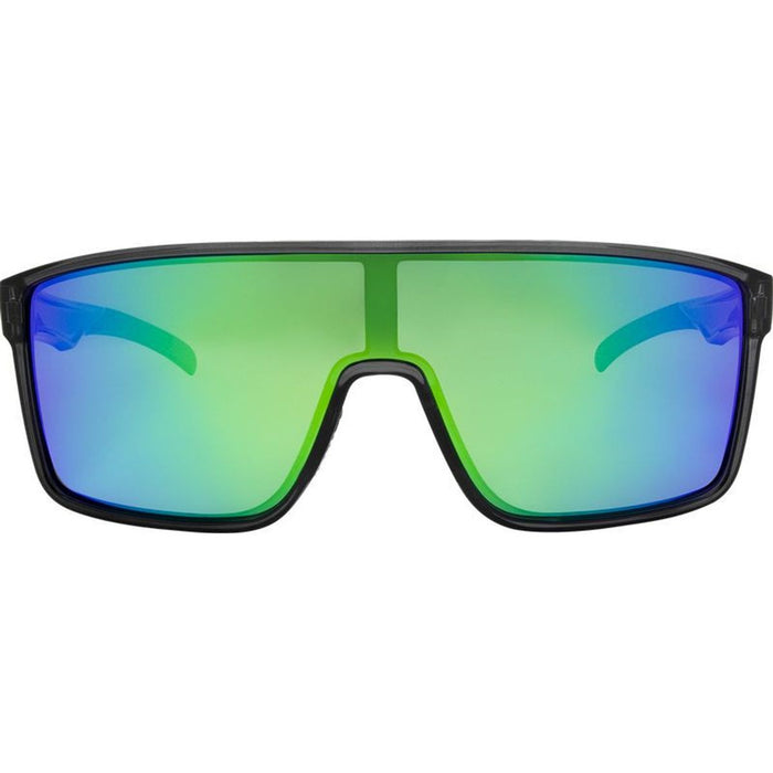 Vortex, Crystal Dark Grey/Green Mirror Polarised Lenses