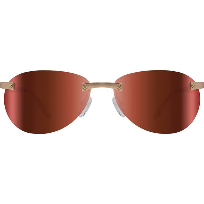 Voyager, Satin Gold/Drive Mirror Polarised Lenses