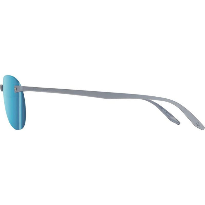 Voyager, Satin Chrome/Blue Water Mirror Polarised Lenses