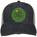 Vytis With Lithuanian Flag - Distressed Ollie Cap - Circle Patch