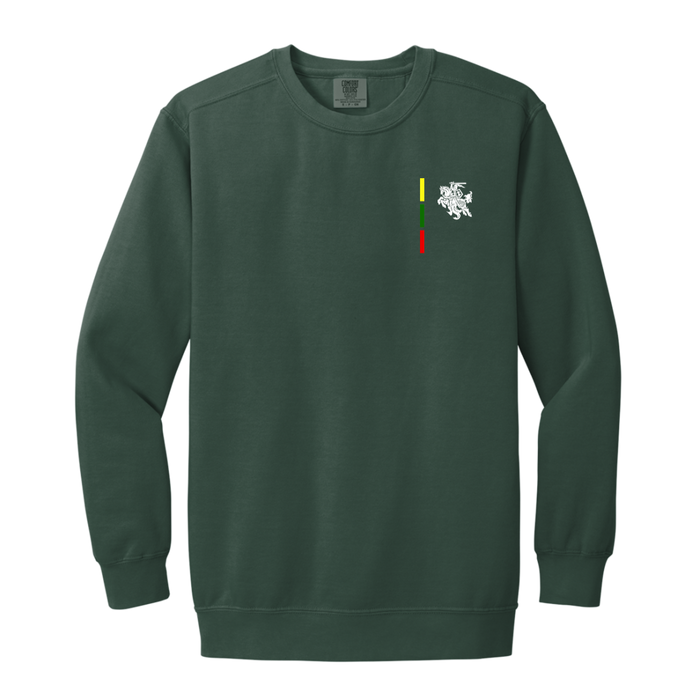 Warrior Vytis - Men/Women Unisex Garment-Dyed Crewneck Sweatshirt