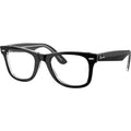 Wayfarer Ease RX4340V, Black on Transparent/Clear Lenses
