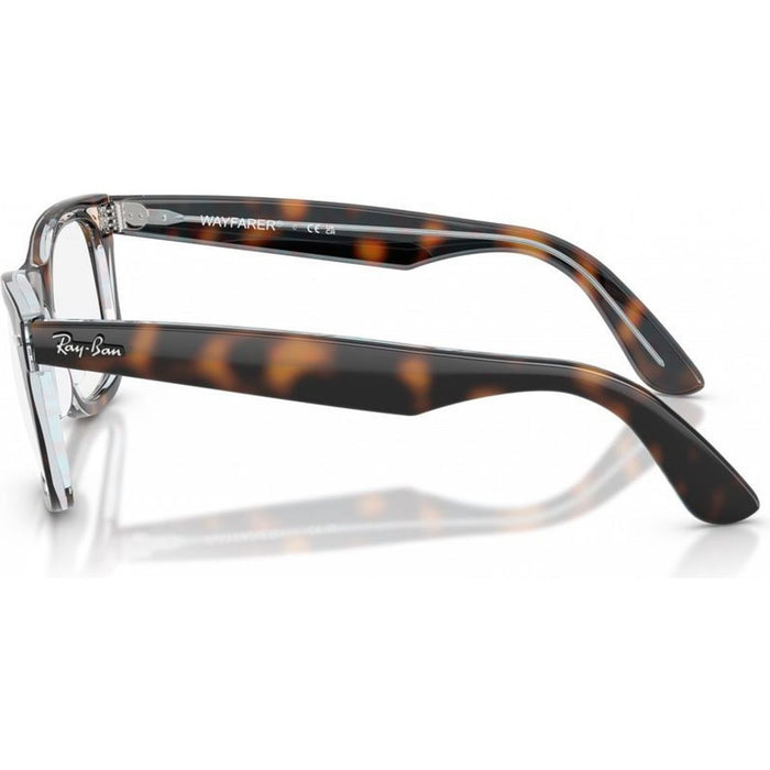 Wayfarer Ease RX4340V, Dark Havana on Multicolour/Clear Lenses