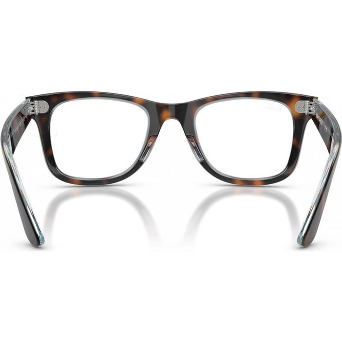 Wayfarer Ease RX4340V, Dark Havana on Multicolour/Clear Lenses
