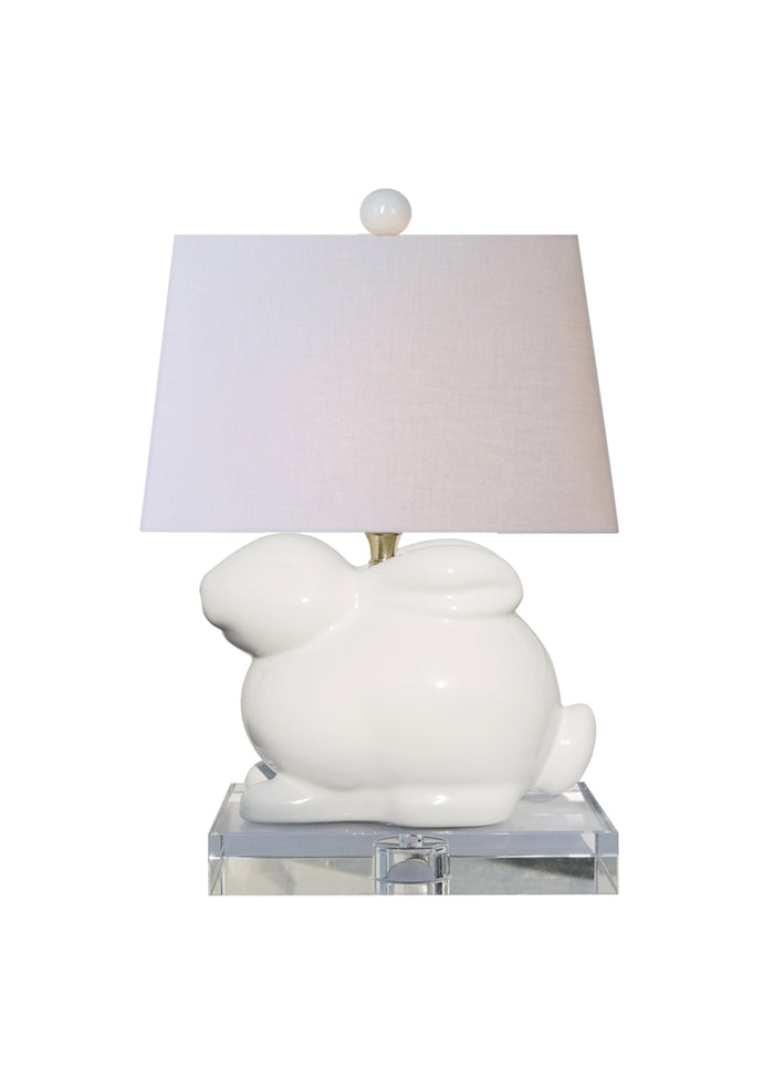 White Bunny Lamp - Large