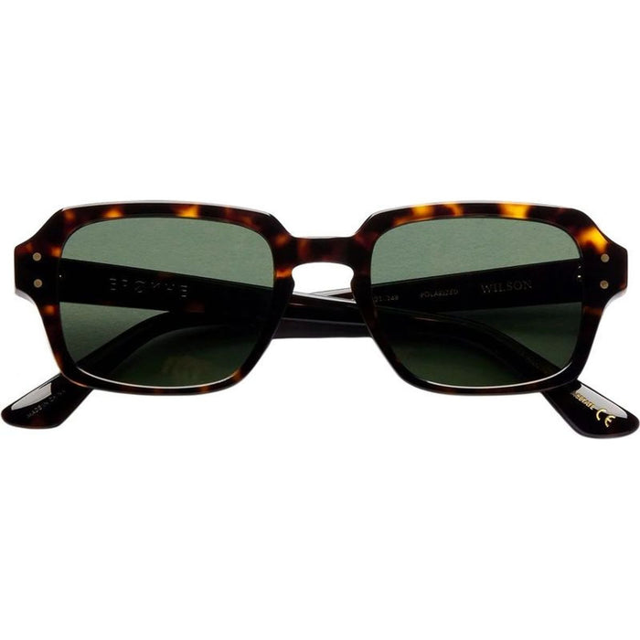 Wilson, Polished Tortoise/Green Polarised Lenses