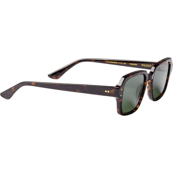 Wilson, Polished Tortoise/Green Polarised Lenses