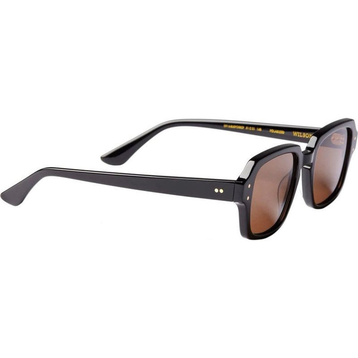 Wilson, Polished Black/Bronze Polarised Lenses