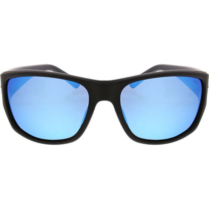 Wind Wave, Rubber Black/Blue Mirror Polarised Lenses