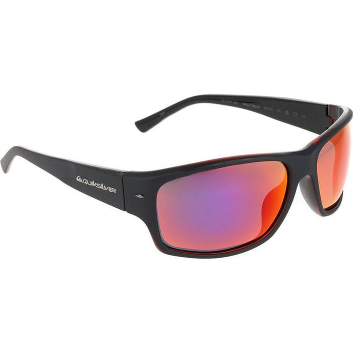 Wind Wave, Matte Black/Red Mirror Polarised Lenses
