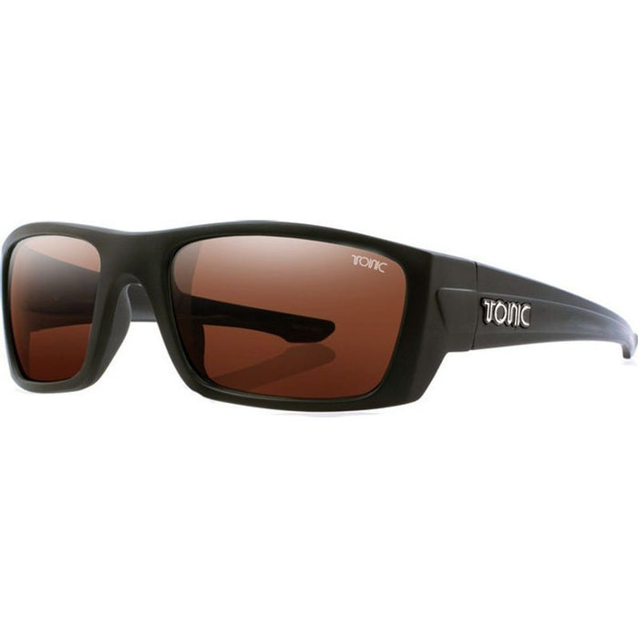 Youranium, Matte Black/Copper Photochromic Polarised Glass Lenses