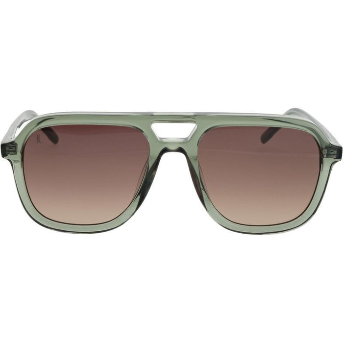 Zerbino, Transparent Green/Brown Gradient Lenses