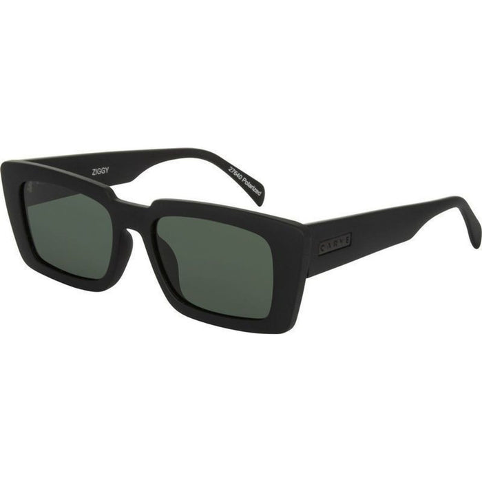Ziggy, Matte Black/Green Polarised Lenses